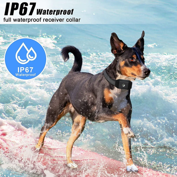 669N-1 Smart Remote Control Dog Trainer Stop Barker Water-resistant Vibration Collar