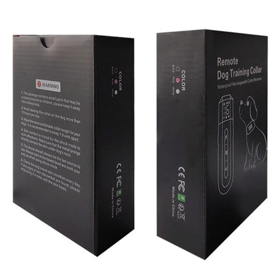 669N-1 Smart Remote Control Dog Trainer Stop Barker Water-resistant Vibration Collar