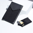 Pop Up Metal Card Holder with Lycra Cloth RFID Aluminum Alloy Credit Card Box(Black) - free shipping - PMC TechLife - Order now!