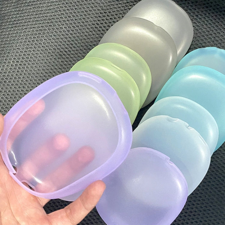 For AirPods Max Headphones 4-in-1 Silicone Replacement Cover Kit(Transparent Black) - Earmuff & Pad by PMC TechLife | Online Shopping South Africa | PMC TechLife | Buy Now Pay Later Mobicred