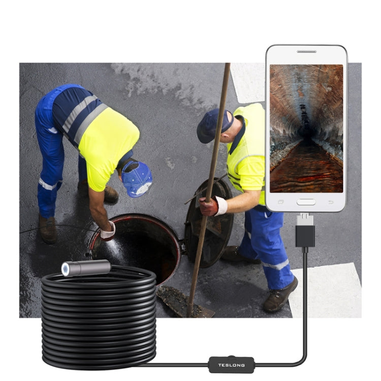 Teslong NTC125 5M 3 In 1 USB Phone Borescope For Auto Repair 500W Pixel Auto Focus - free shipping - PMC Jewellery - Order now!