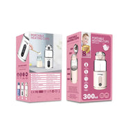 300ml Wireless Instant Water Warmer Electric Kettle for Baby Formula With 5200 mAh Battery Capacity(Pink)