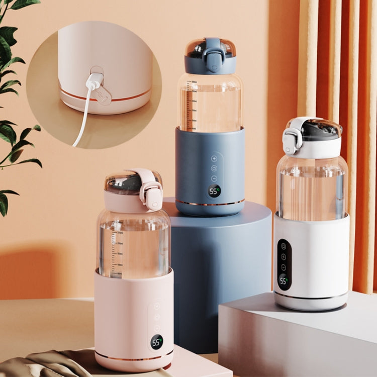 300ml Wireless Instant Water Warmer Electric Kettle for Baby Formula With 5200 mAh Battery Capacity(Pink) - free shipping - PMC TechLife - Order now!
