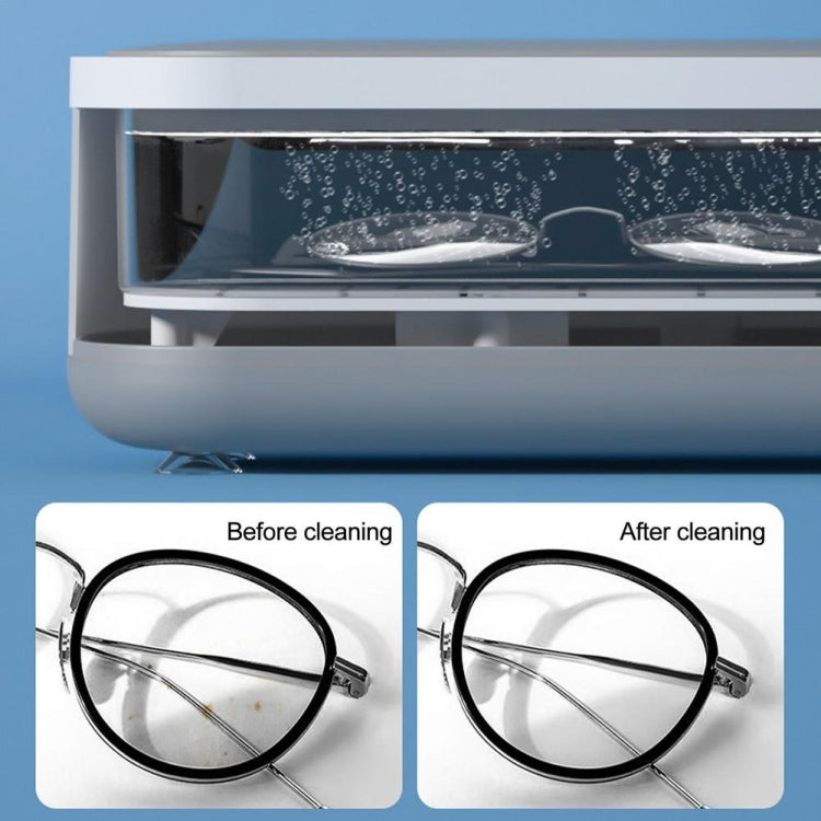 Multifunctional Ultrasonic Cleaner Jewelry Glasses Lenses Cleaning Machine, Spec: Dry Battery Powered Gray - free shipping - PMC TechLife - Order now!