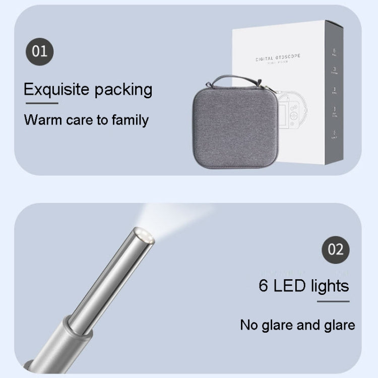 Teslong MS500 5 Inch HD Screen Illuminated Ear Pickers 3.9mm Diameter Visual Ear Care Tool - free shipping - PMC Jewellery - Order now!