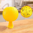 8cm Fruit Fly Balls for Indoor Use Insect Trap Sticky Insect Balls(Yellow With Base+Double-side Glue) - Traps by PMC TechLife | Online Shopping South Africa | PMC TechLife | Buy Now Pay Later Mobicred
