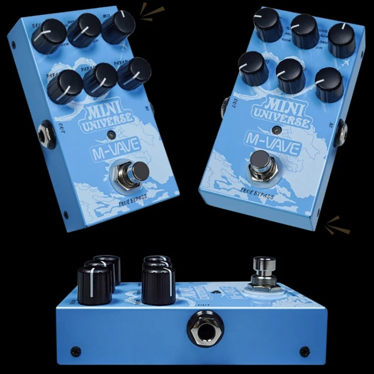 M-VAVE Guitar Monoblock Effects Digital Modeling Reverb Effects(Sky Blue) - free shipping - PMC Jewellery - Order now!