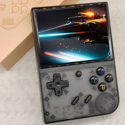 ANBERNIC RG35XX PLUS  Handheld Game Console 3.5-Inch IPS Screen Support HDMI TV 64GB(Transparent Black) - free shipping - PMC Jewellery - Order now!