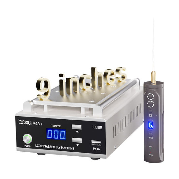 Baku BA-946+ 9 Inch 450W Phone Screen Separator With Electronic Glue Remove 220V EU Plug