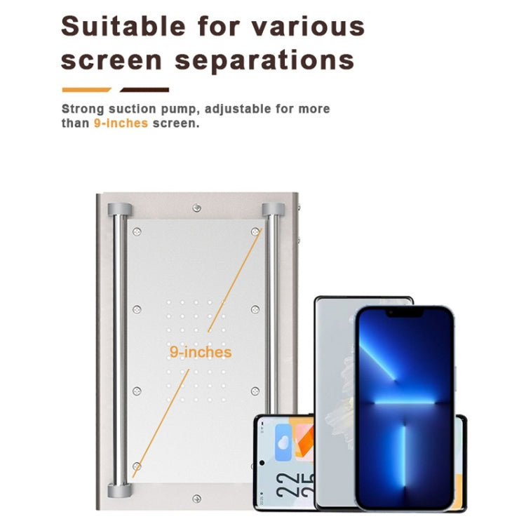 Baku BA-946+ 9 Inch 450W Phone Screen Separator With Electronic Glue Remove 220V EU Plug - free shipping - PMC TechLife - Order now!