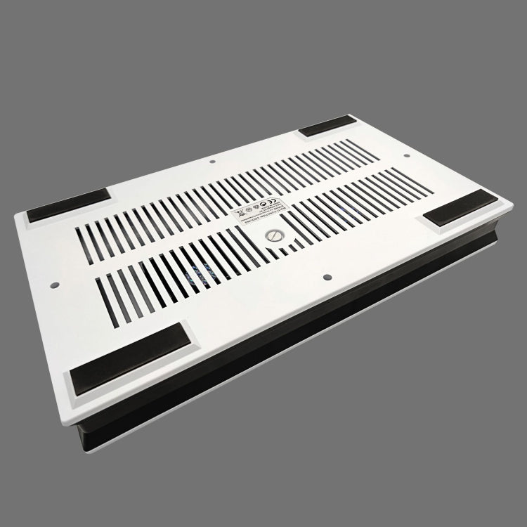 For PS5 Digital / Optical Drive Console Cooling Fan Controller Charging Base With Light Dock Stand(White)