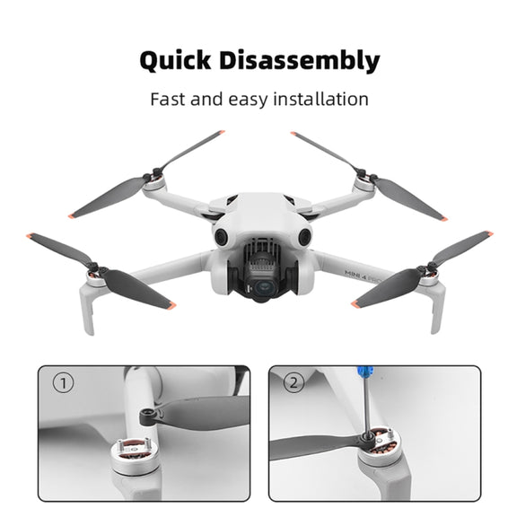 For DJI Mini 4 Pro 4pairs  Drone Propeller Blades 6030F Props Replacement Parts