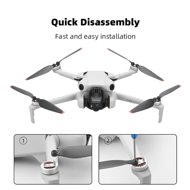 For DJI Mini 4 Pro 4pairs  Drone Propeller Blades 6030F Props Replacement Parts