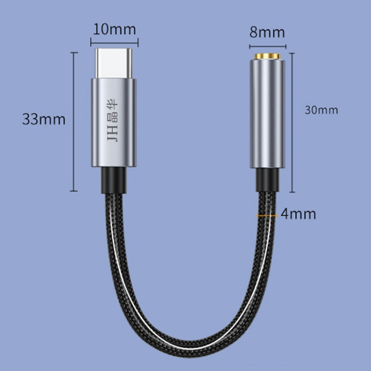 JINGHUA Type-C To 3.5mm Audio Adapter Cable Type-C Headphone Adapter Cable(Analog Model) - Type-C Adapter by JINGHUA | Online Shopping South Africa | PMC TechLife | Buy Now Pay Later Mobicred