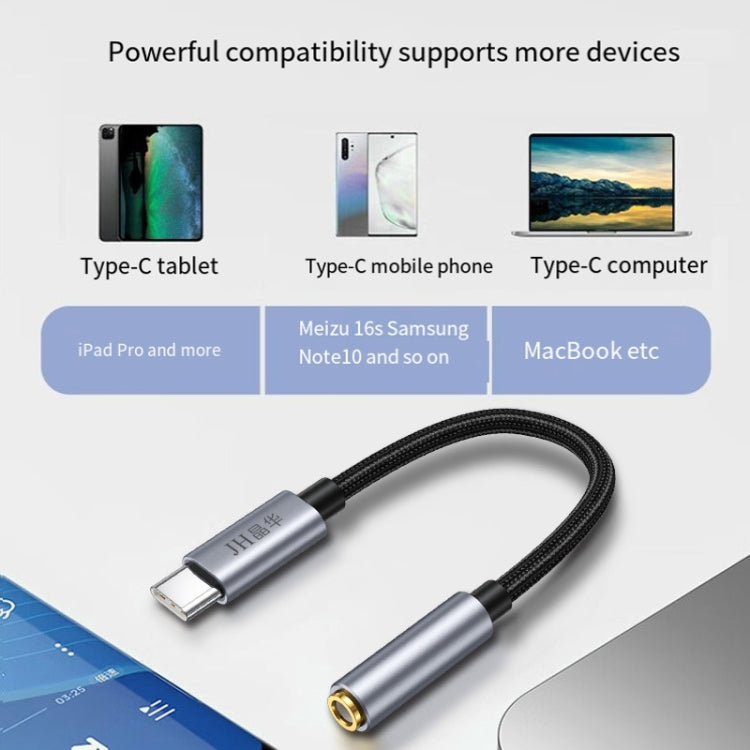 JINGHUA Type-C To 3.5mm Audio Adapter Cable Type-C Headphone Adapter Cable(Digital Model) - Type-C Adapter by JINGHUA | Online Shopping South Africa | PMC TechLife | Buy Now Pay Later Mobicred