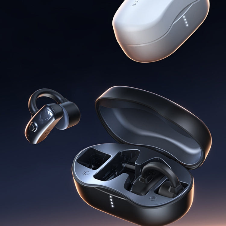 REMAX OpenBuds P2 Clip-On Bone Conduction Bluetooth Earphone Sports Music Wireless Earphone(White) - free shipping - PMC TechLife - Order now!
