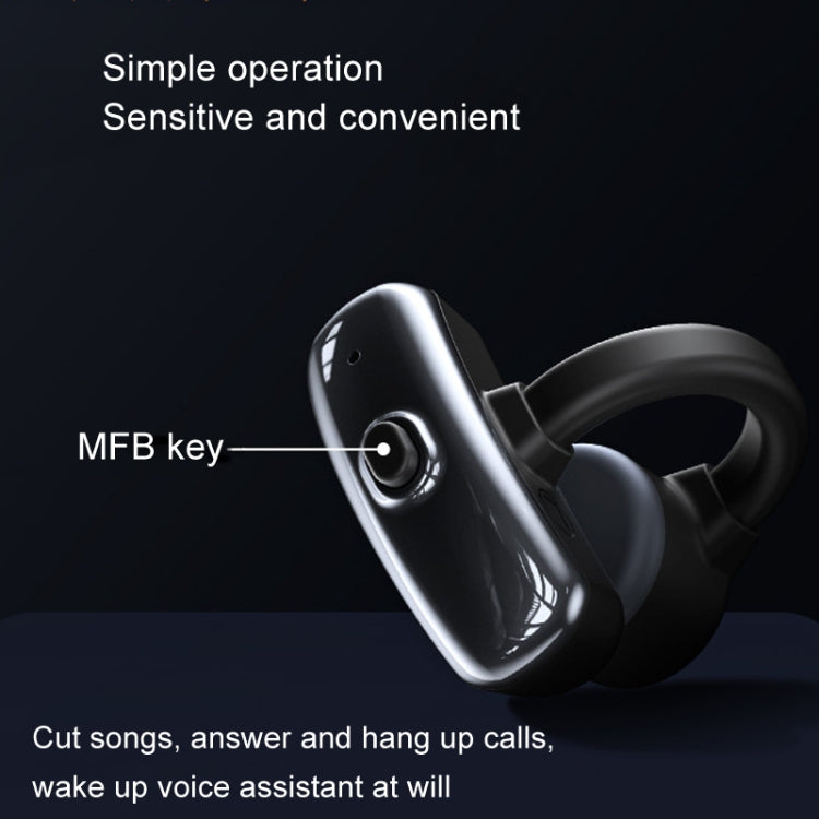 REMAX OpenBuds P2 Clip-On Bone Conduction Bluetooth Earphone Sports Music Wireless Earphone(White) - free shipping - PMC TechLife - Order now!