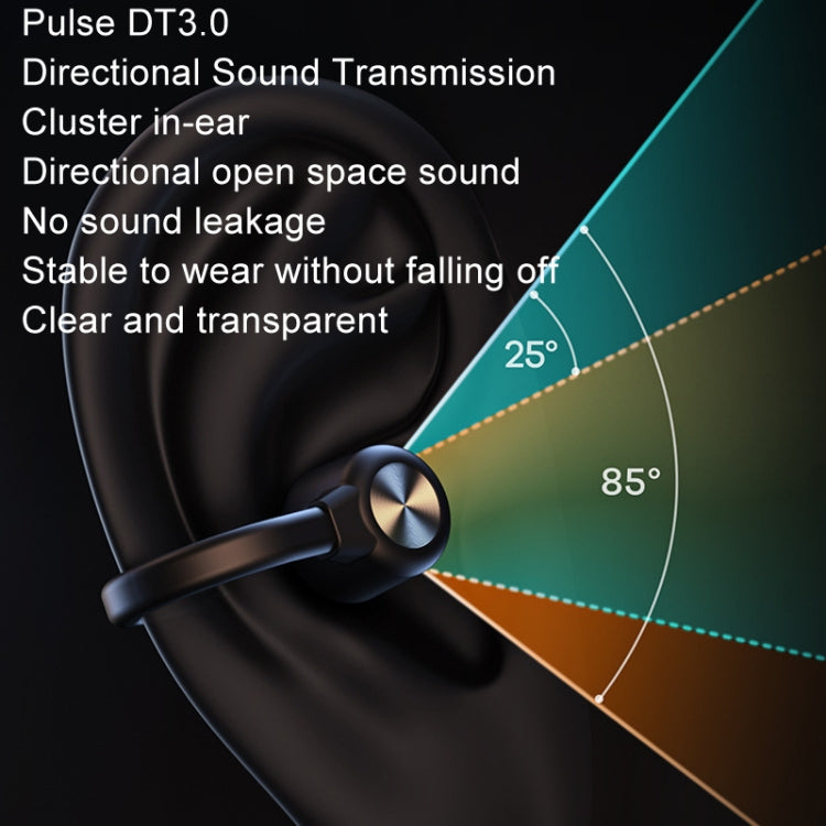 REMAX OpenBuds P2 Clip-On Bone Conduction Bluetooth Earphone Sports Music Wireless Earphone(Black) - free shipping - PMC TechLife - Order now!