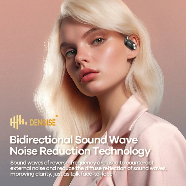 REMAX OpenBuds P3 Metal Open-Ear OWS Wireless Bluetooth Earphone(Black) - Bluetooth Earphone by REMAX | Online Shopping South Africa | PMC TechLife | Buy Now Pay Later Mobicred