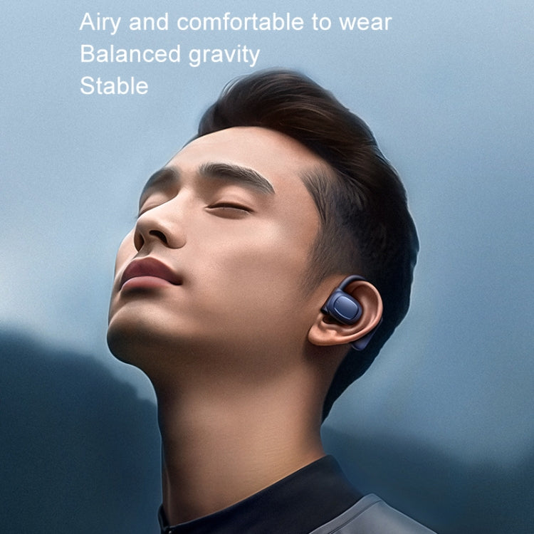 REMAX OpenBuds P5 Colorful Crystal Hanging Ear Air Conduction Bluetooth Earphone OWS Sports Music Wireless Earphone(White) - Bluetooth Earphone by REMAX | Online Shopping South Africa | PMC TechLife | Buy Now Pay Later Mobicred