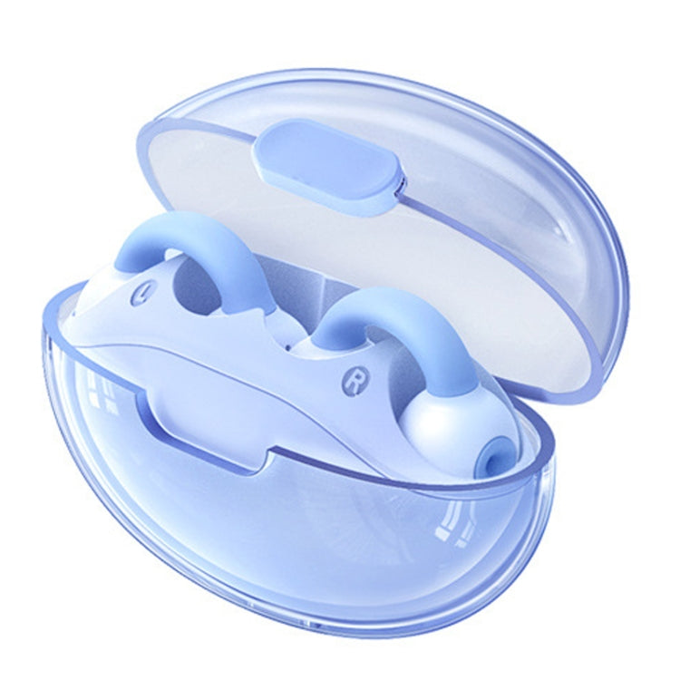 REMAX CozyBuds W15 Transparent Ear Clip Wireless Bluetooth Earphone OWS Sports Earphone(Blue) - Bluetooth Earphone by REMAX | Online Shopping South Africa | PMC TechLife | Buy Now Pay Later Mobicred