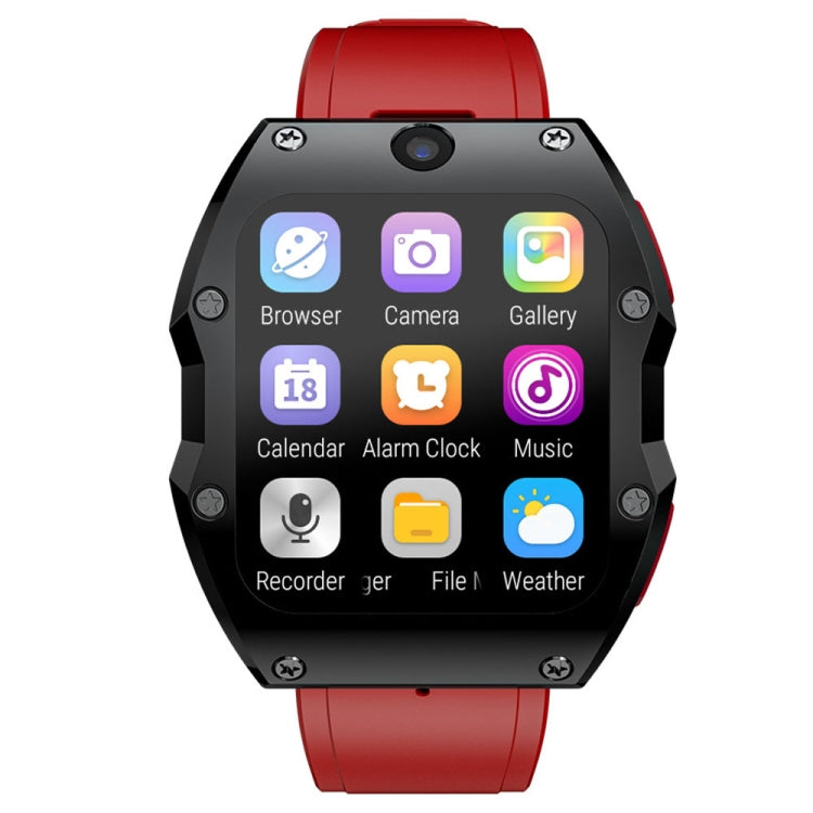 LOKMAT Appllp 3 Max 2.02-Inch Plug Card 4G Call Waterproof Sport Smart Watch With SOS(Claret) - free shipping - PMC Jewellery - Order now!