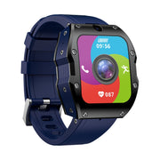 LOKMAT Appllp 3 Max 2.02-Inch Plug Card 4G Call Water-resistant Sport Smart Watch With SOS(Blue)