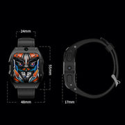 LOKMAT Appllp 3 Max 2.02-Inch Plug Card 4G Call Water-resistant Sport Smart Watch With SOS(Black)