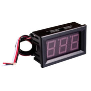 0V-30V 3 Wire DC Voltmeter Terminal 0.56 Inch LED Digital Voltmeter Accessories Reverse Connection Protection, Color: Blue