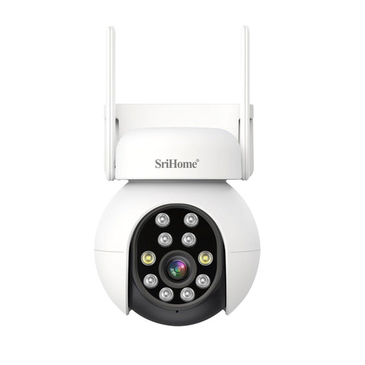 SriHome SH052 Wifi 5MP Wireless PTZ IP AI Auto Tracking Sound&Light Alarm Starlight Color Night Vision Outdoors Surveillance Camera, Plug: AU - free shipping - PMC Jewellery - Order now!