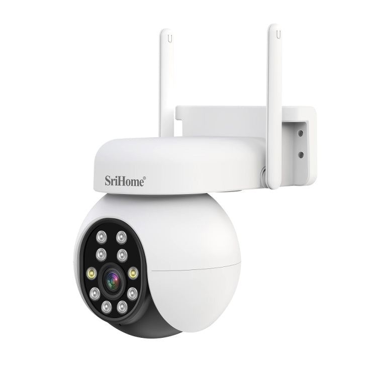 SriHome SH052 Wifi 5MP Wireless PTZ IP AI Auto Tracking Sound&Light Alarm Starlight Color Night Vision Outdoors Surveillance Camera, Plug: US - free shipping - PMC TechLife - Order now!