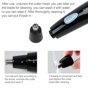 Xiaomi Youpin Riwa RA-555B Water-resistant Rechargeable Eyebrow Trimming and Nose Hair Trimmer for Men