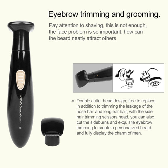 Xiaomi Youpin Riwa RA-555B Water-resistant Rechargeable Eyebrow Trimming and Nose Hair Trimmer for Men
