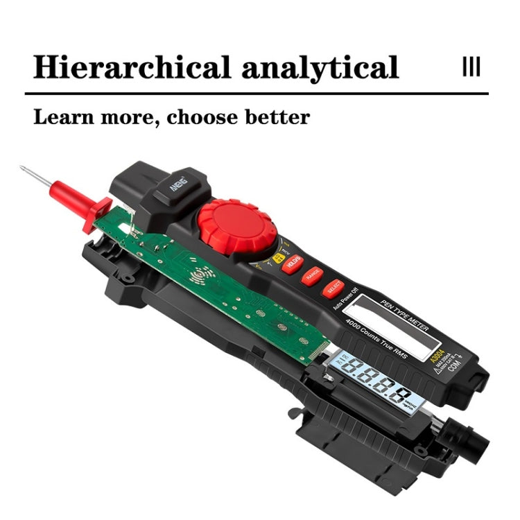 ANENG A3004 Multi-Function Pen-Type High-Precision Smart Multimeter(Black) - Digital Multimeter by ANENG | Online Shopping South Africa | PMC TechLife | Buy Now Pay Later Mobicred