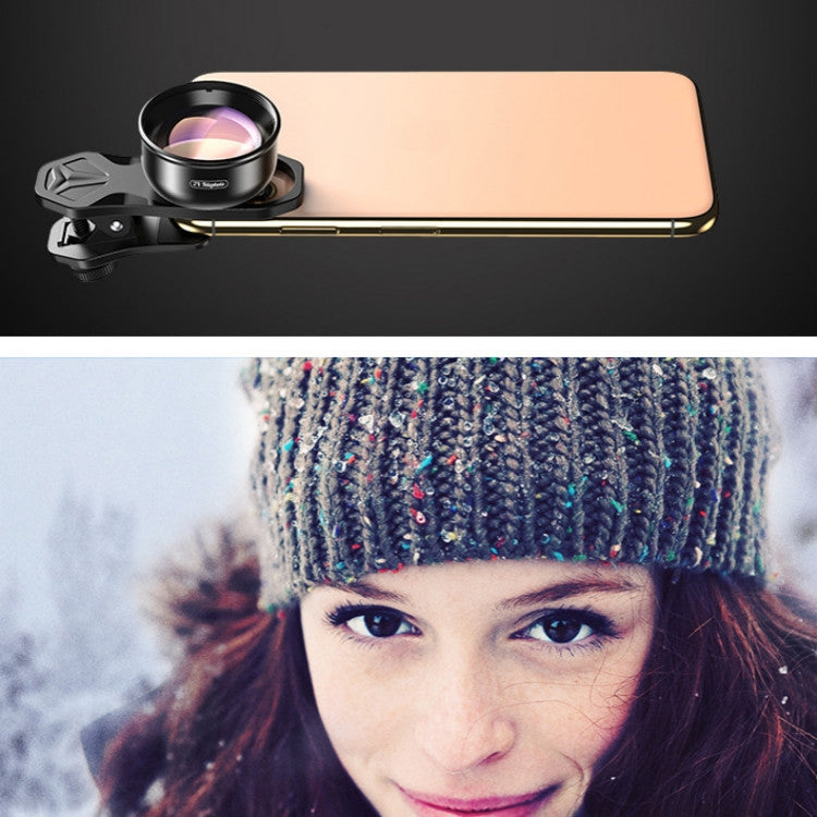 APEXEL APL-HB2X 2X Telephoto Lens Extended Professional HD External Mobile Phone Universal Lens - free shipping - PMC TechLife - Order now!