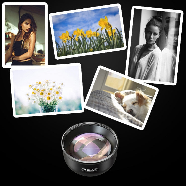 APEXEL APL-HB2X 2X Telephoto Lens Extended Professional HD External Mobile Phone Universal Lens - free shipping - PMC Jewellery - Order now!