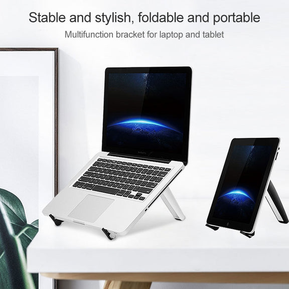 Tablet PC Laptop Desktop Bracket Cooling Triangle Bracket(Black)