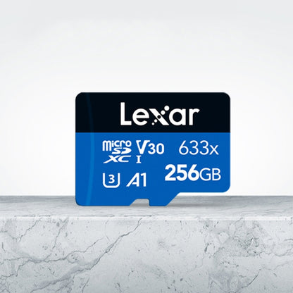 Lexar 633x 256GB High-speed Mobile Phone Camera Memory TF Card Switch Expansion Driving Recorder Dedicated Storage Flash Memory Card - free shipping - PMC Jewellery - Order now!