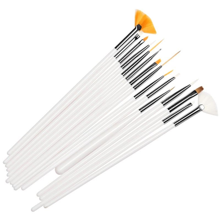 15 PCS/Set Nail Art Tools Brushes for Manicure Rhinestones Nails Decorations Nail Nrush Kit Painting Fingernail Tool Pen Kit - Nail Clipper by PMC TechLife | Online Shopping South Africa | PMC TechLife