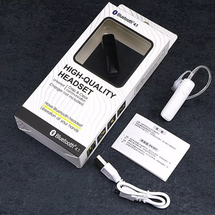 M165 Car Ear Hanging Type Wireless Bluetooth Earphone, Support for HD Calling & Multi-point Connection(Black)