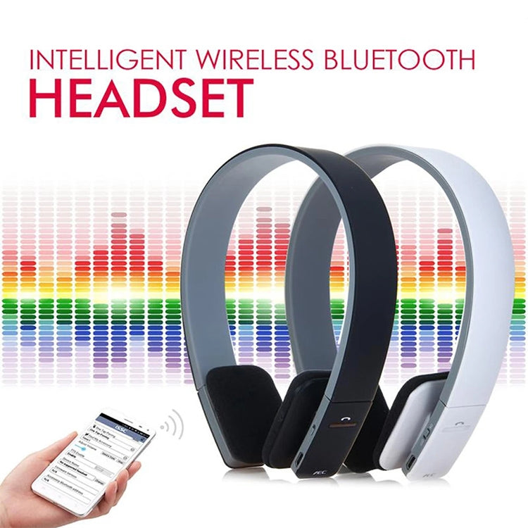 AEC BQ618 Smart Wireless Bluetooth Stereo Handsfree Earphone with Microphone, Support 3.5mm for Phone / Tablet / PSPs(Black)