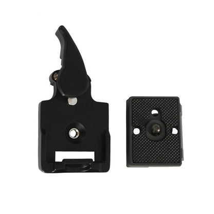 BEXIN Tripod Head Quick Release Plate Holder For Manfrotto 200PL-14(Black) - free shipping - PMC Jewellery - Order now!