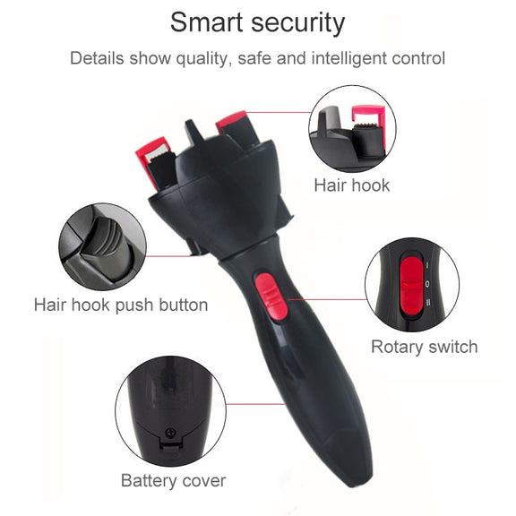 Professional Fast Styling Smart Electric Braid Machine Twist Curling Iron