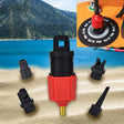 Surfing Paddle Board Rubber Boat Inflatable Bed Air Valve Adapter Car Air Pump Adapter(Red) - Inflatable Pump by PMC TechLife | Online Shopping South Africa | PMC TechLife