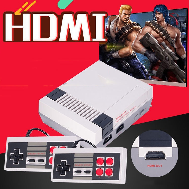 Retro Classic TV Mini HDMI HD Video Game Console, Built-in 600 Games - free shipping - PMC TechLife - Order now!