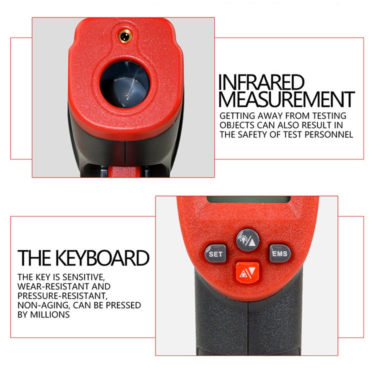 Wintact WT300 -50 Degree C~420 Degree C Handheld Portable Outdoor Non-contact Digital Infrared Thermometer - Thermostat & Thermometer by Wintact | Online Shopping South Africa | PMC Jewellery | Buy Now Pay Later Mobicred
