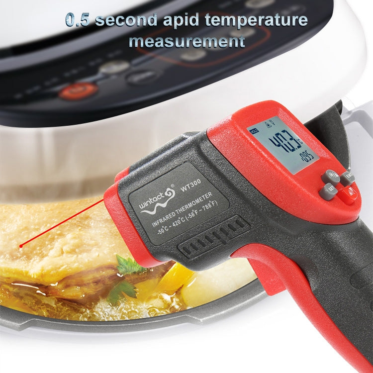 Wintact WT300 -50 Degree C~420 Degree C Handheld Portable Outdoor Non-contact Digital Infrared Thermometer - Thermostat & Thermometer by Wintact | Online Shopping South Africa | PMC Jewellery | Buy Now Pay Later Mobicred
