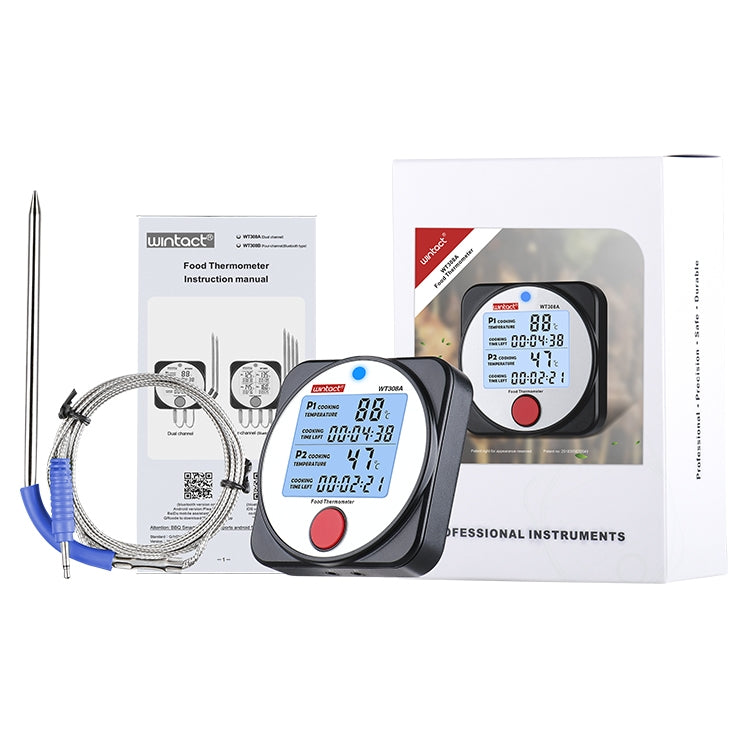 Wintact WT308A Smart Food Thermometer BT Meat Thermometer with Timer Alarm - Cooking Thermometers by Wintact | Online Shopping South Africa | PMC TechLife | Buy Now Pay Later Mobicred