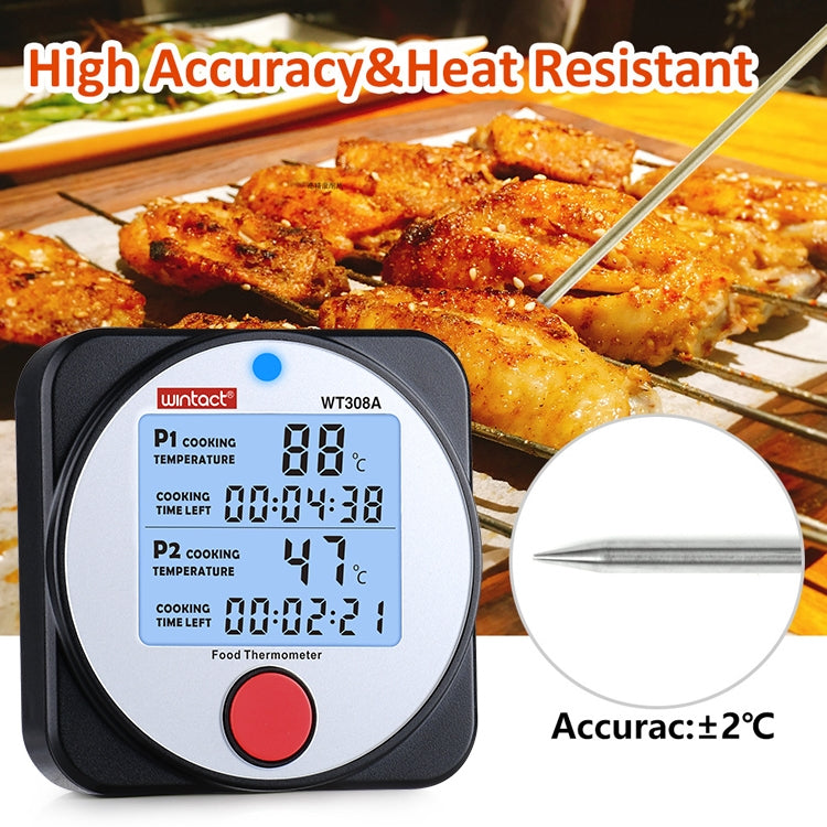 Wintact WT308A Smart Food Thermometer BT Meat Thermometer with Timer Alarm - Cooking Thermometers by Wintact | Online Shopping South Africa | PMC TechLife | Buy Now Pay Later Mobicred