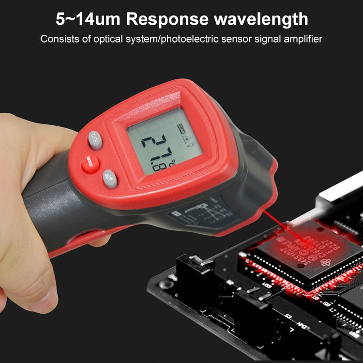 Wintact WT320 -50 Degree C~380 Degree C Handheld Portable Outdoor Non-contact Digital Infrared Thermometer - Thermostat & Thermometer by Wintact | Online Shopping South Africa | PMC TechLife | Buy Now Pay Later Mobicred